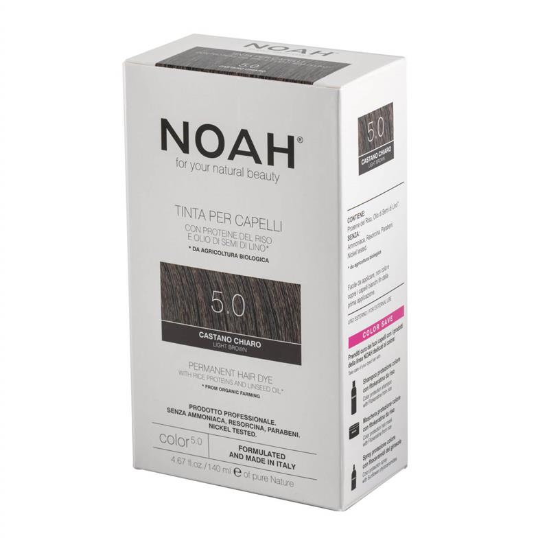 Vopsea de Par Naturala Fara Amoniac Saten Deschis 5.0 140 mililitri Noah