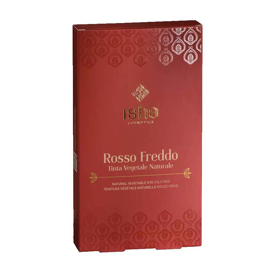 Vopsea de Par Naturala Rosu Rece 100 grame Isha