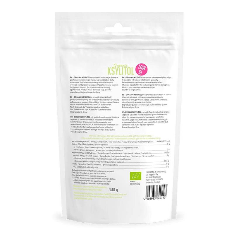 Xilitol Indulcitor Bio 400 grame Diet Food