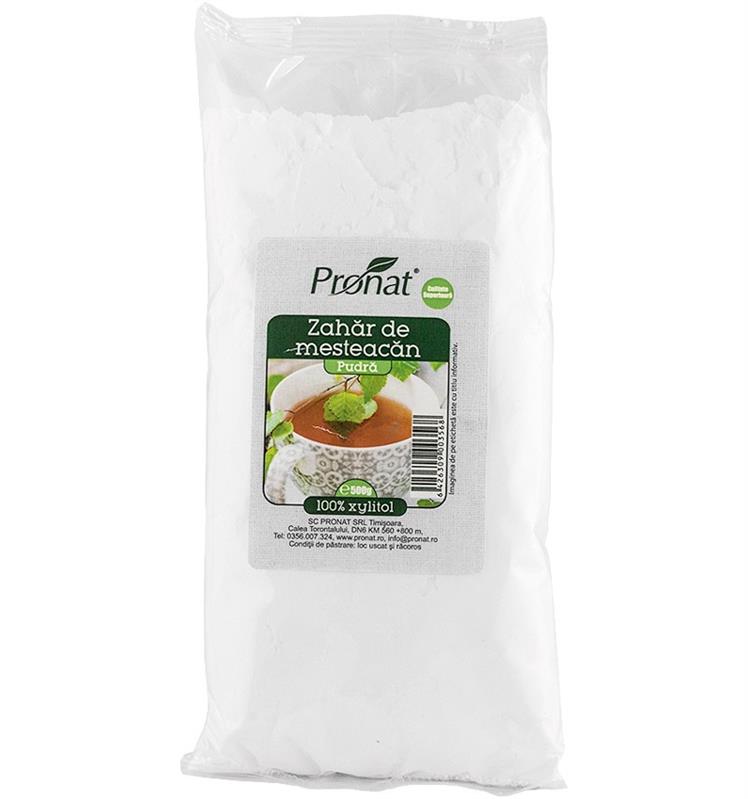 Zahar de Mesteacan Pudra 100% Xylitol Pronat 500gr