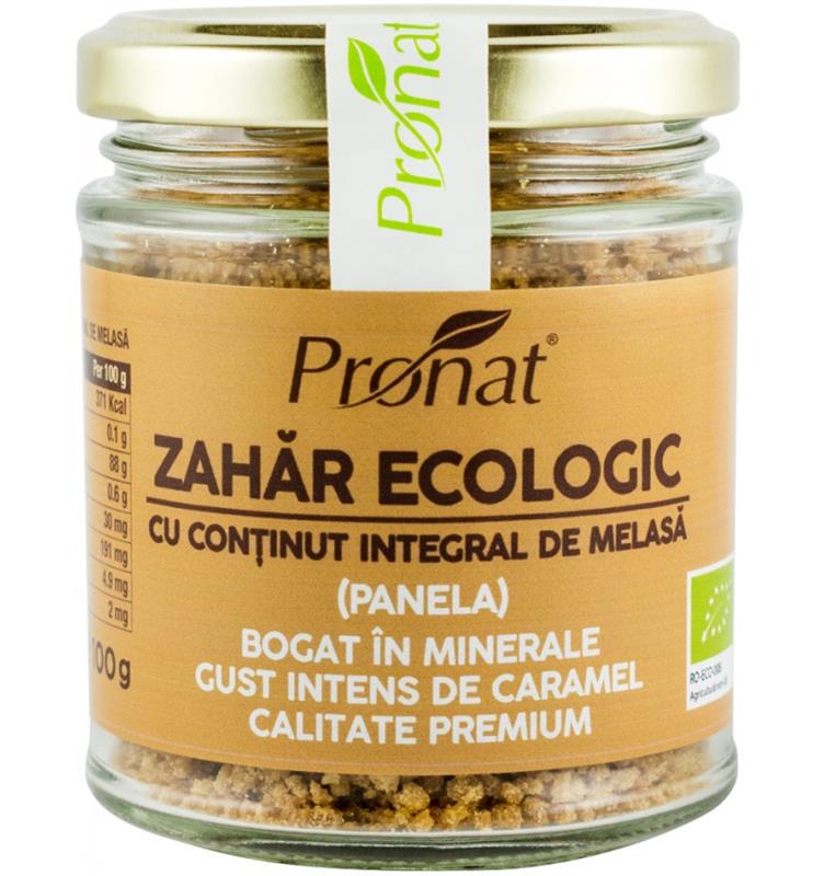 Zahar Pamela cu Continut Integral de Melasa Bio 100 grame Pronat