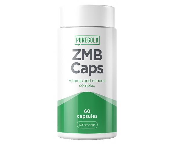 Zinc, Magneziu cu Vitamina B6 60 capsule Pure Gold Protein